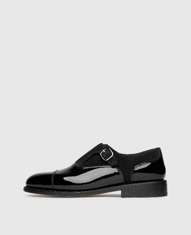 Men's boat shoes in a light - colored leatherElla CSM - Black