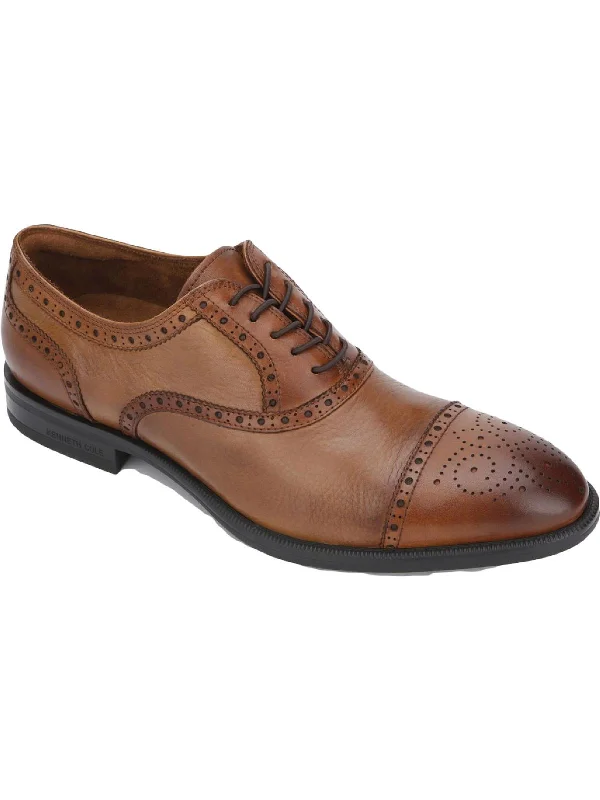 Men's formal shoes with a smooth leather finishFuture Pod Laceup Mens Leather Lace Up Oxfords