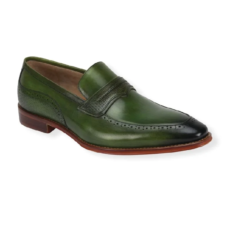 Men's formal shoes with a leather sole and heelGIOVANNI: KRIS
