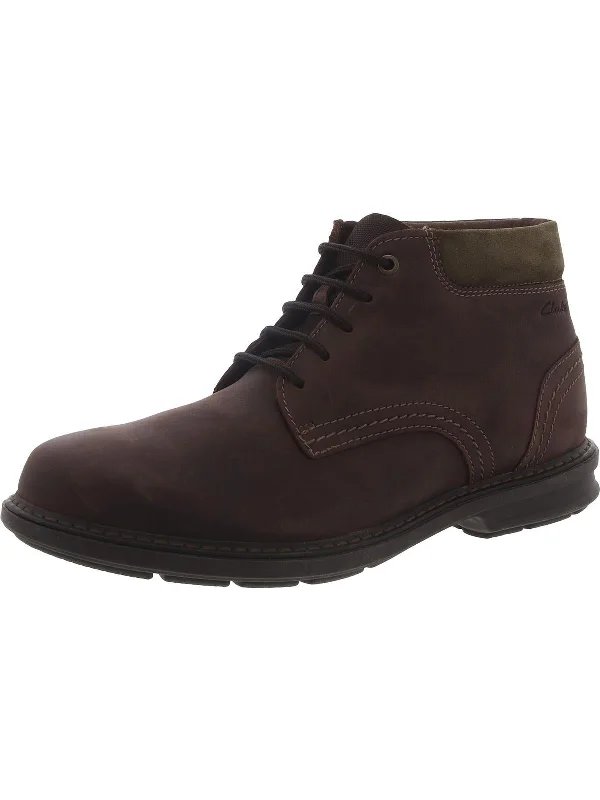 Men's formal shoes with a decorative perforationHalswell Top Mens Leather Lace-Up Derby Shoes