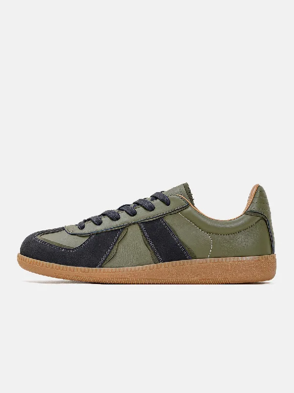Men's formal shoes with a buckle closureLambskin German Army Trainer Shoes