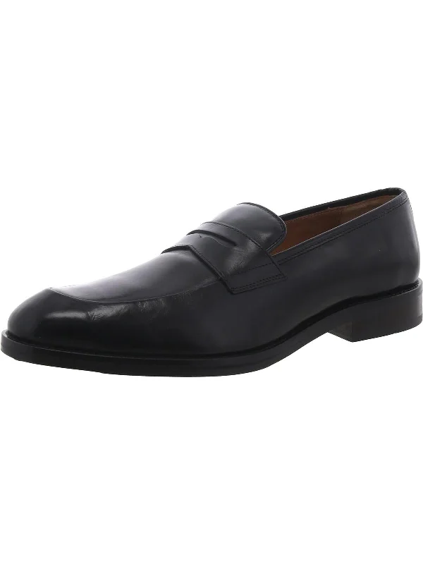 Men's formal shoes with a double monk strapMeade Mens Leather Slip-On Loafers