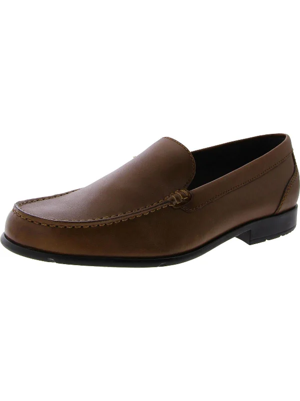 Men's formal shoes with a polished shineMens Leather Slip On Loafers