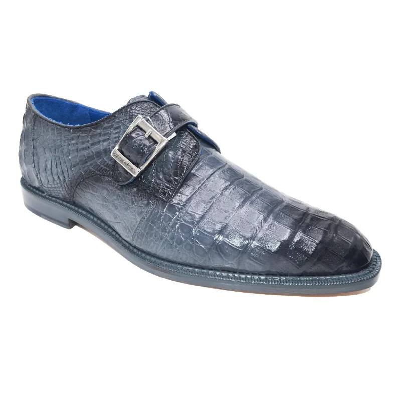 Men's formal shoes with a contrast stitching detailBelvedere Buckle Strap - Spencer/N05
