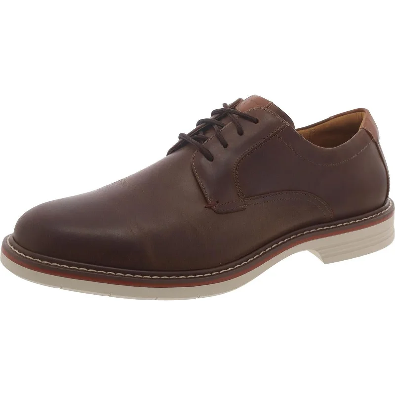 Men's formal shoes with a smooth leather finishNorwalk Mens Leather Plain Toe Oxfords