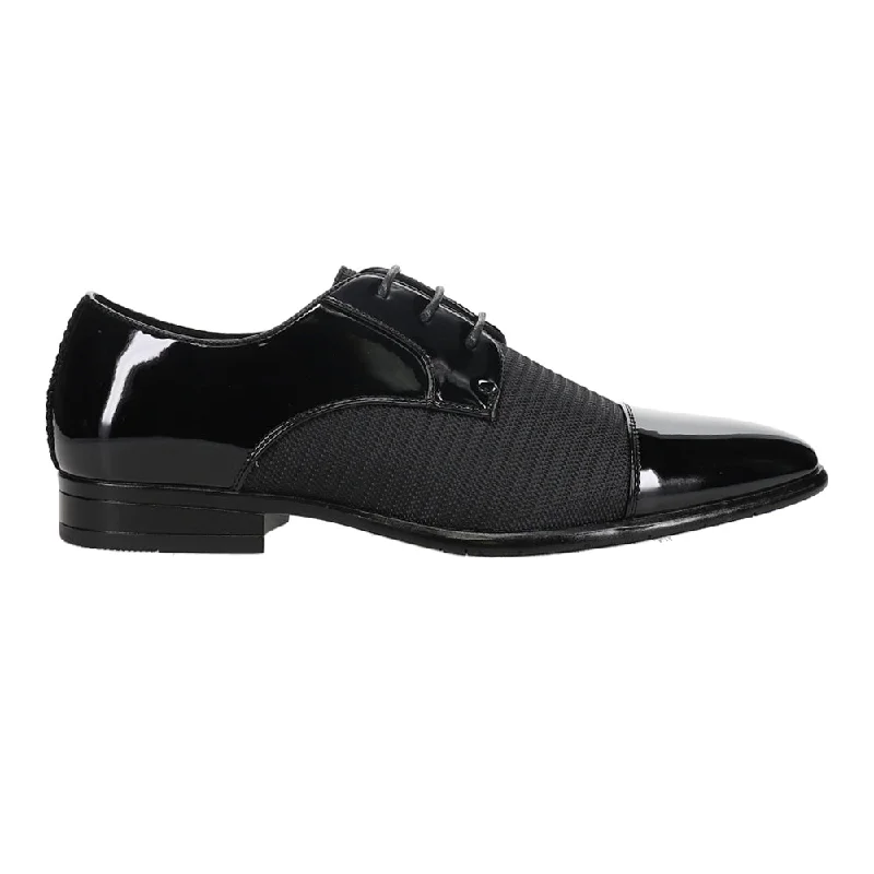 Men's formal shoes with a decorative perforationPharaoh Cap Toe Oxford Dress Shoes