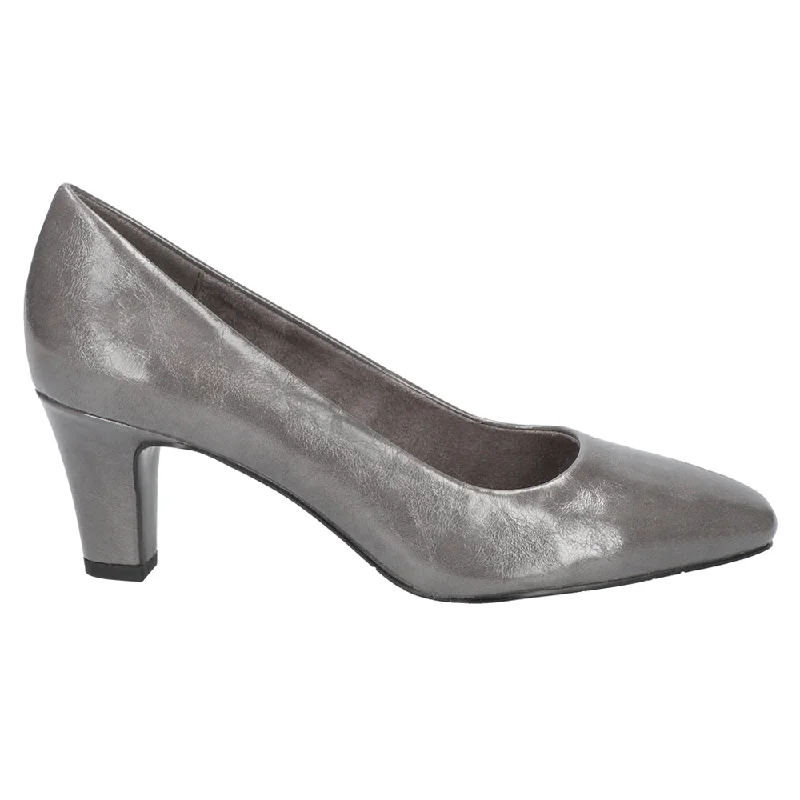 Men's formal shoes with a leather sole and heelPoet Square Toe Pumps