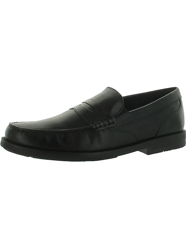 Men's formal shoes with a double monk strapPreston Mens Leather Penny Loafers