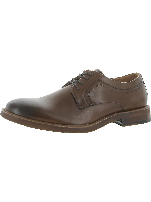 Men's formal shoes in a black or brown leatherPrewitt Mens Leather Lace-Up Oxfords