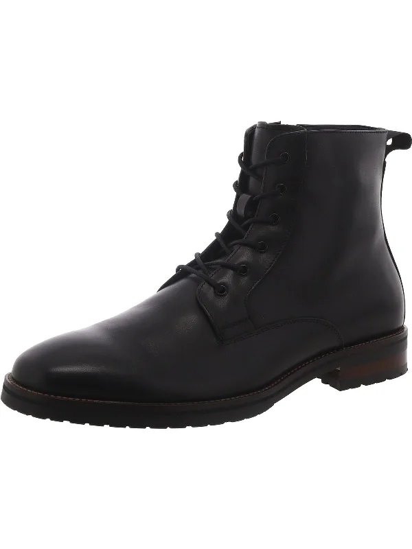 Men's formal shoes with a decorative perforationSixtet Mens Leather Lace-up Derby Shoes