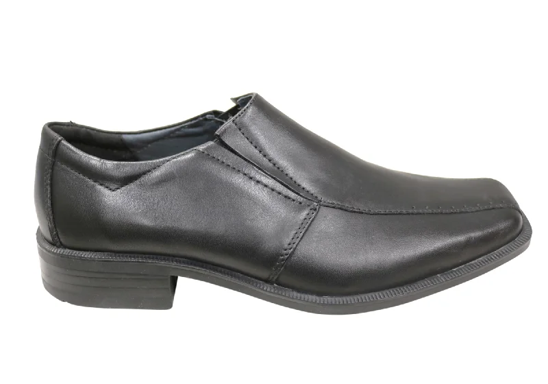 Men's formal shoes with a polished shineSlatters Hugh Mens Comfortable Leather Slip On Dress Shoes