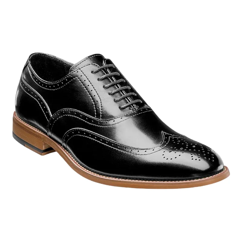 Men's formal shoes with a rubber heel cap for durabilitySTACY ADAMS: Dunbar Wingtip Oxford 25064