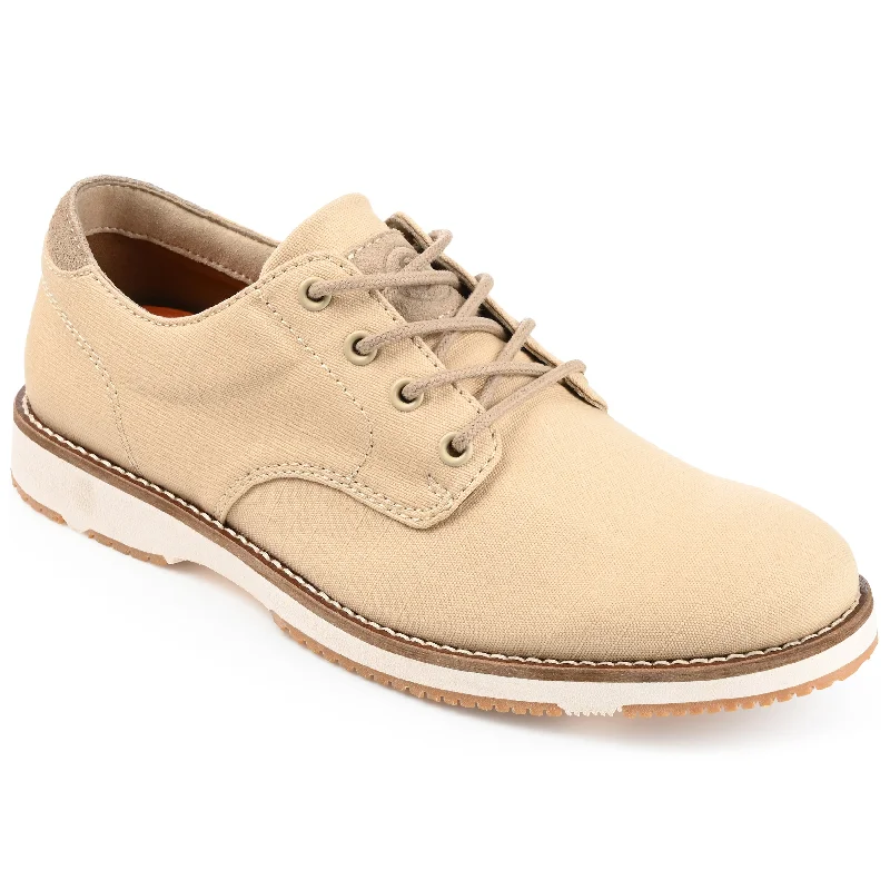 Men's formal shoes with a decorative perforationThomas & Vine Perkins Casual Textile Derby