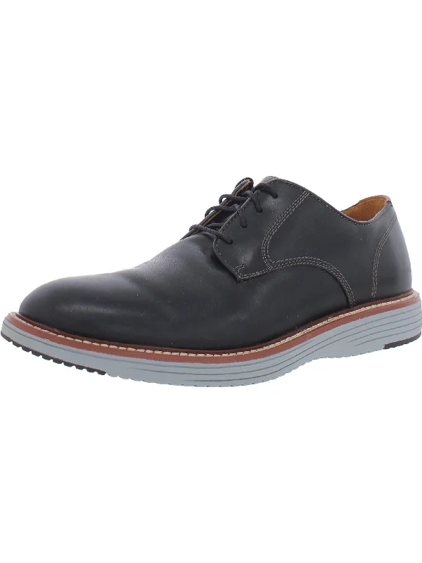 Men's formal shoes with a leather sole and heelUpton  Mens Padded Insole Loafer Oxfords
