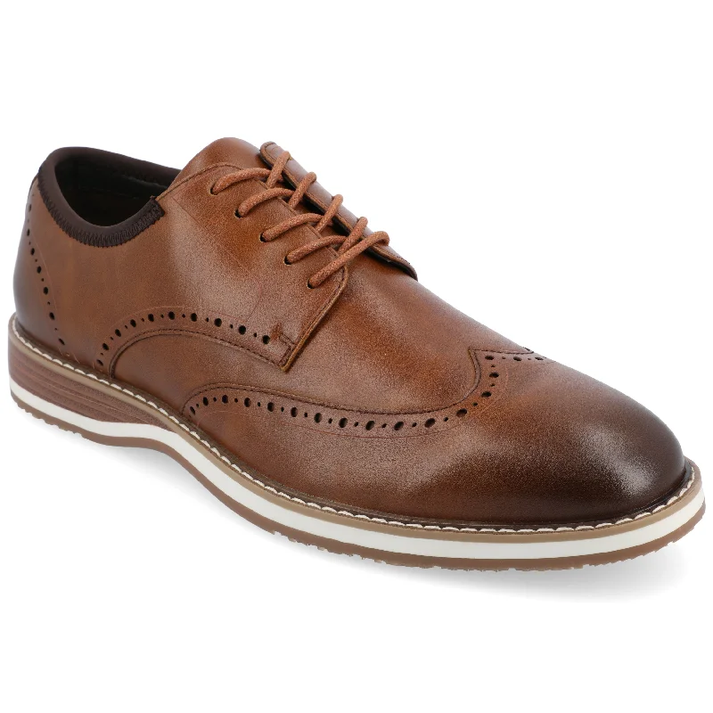 Men's formal shoes with a classic silhouetteVance. Co Ozzy Wingtip Hybrid Dress Shoe