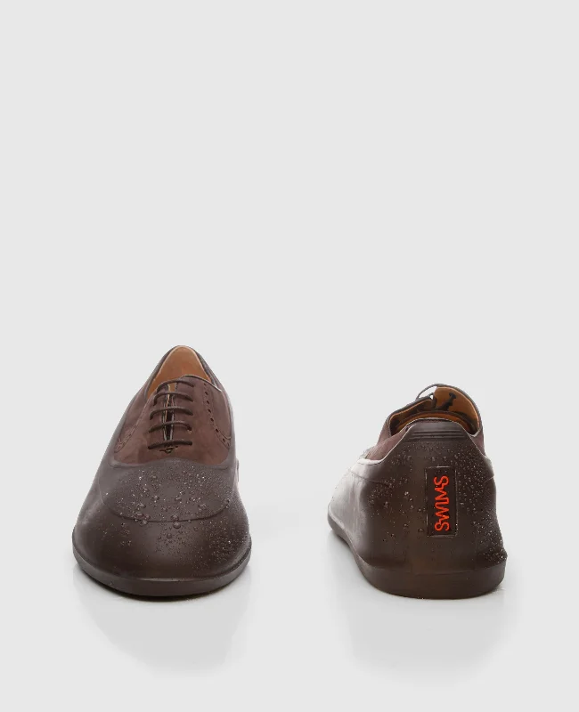Men's boat shoes with a rubber outsole for durabilityGaloshes - Brown