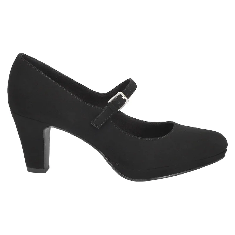 Men's formal shoes with a narrow toe boxZest Round Toe Platform Mary Jane Pumps